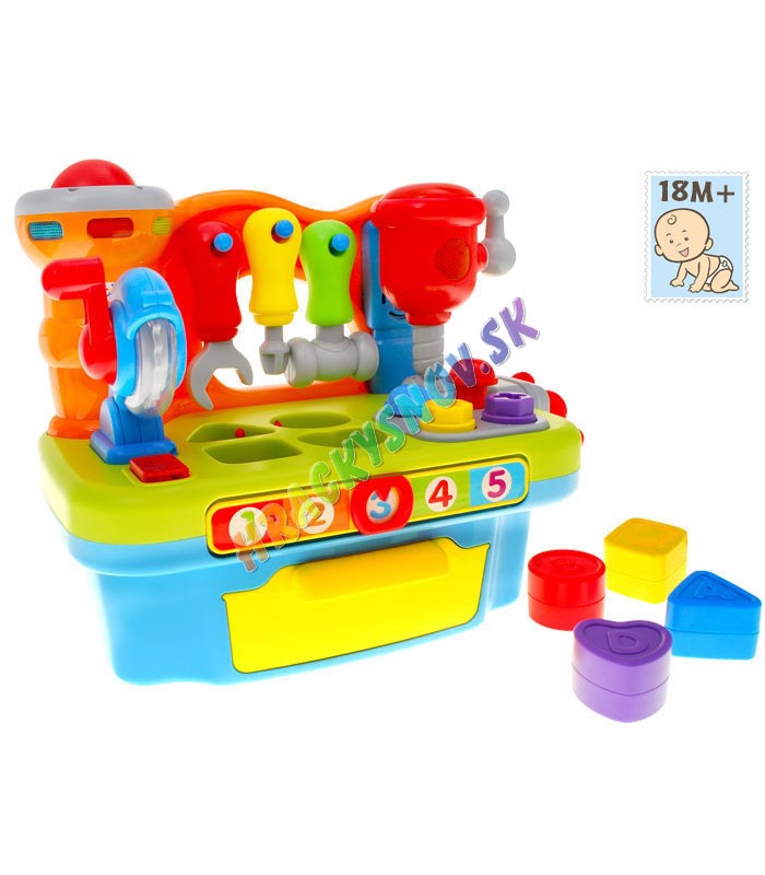 Huile Toys-pracovný stolík pre najmenších majstrov 